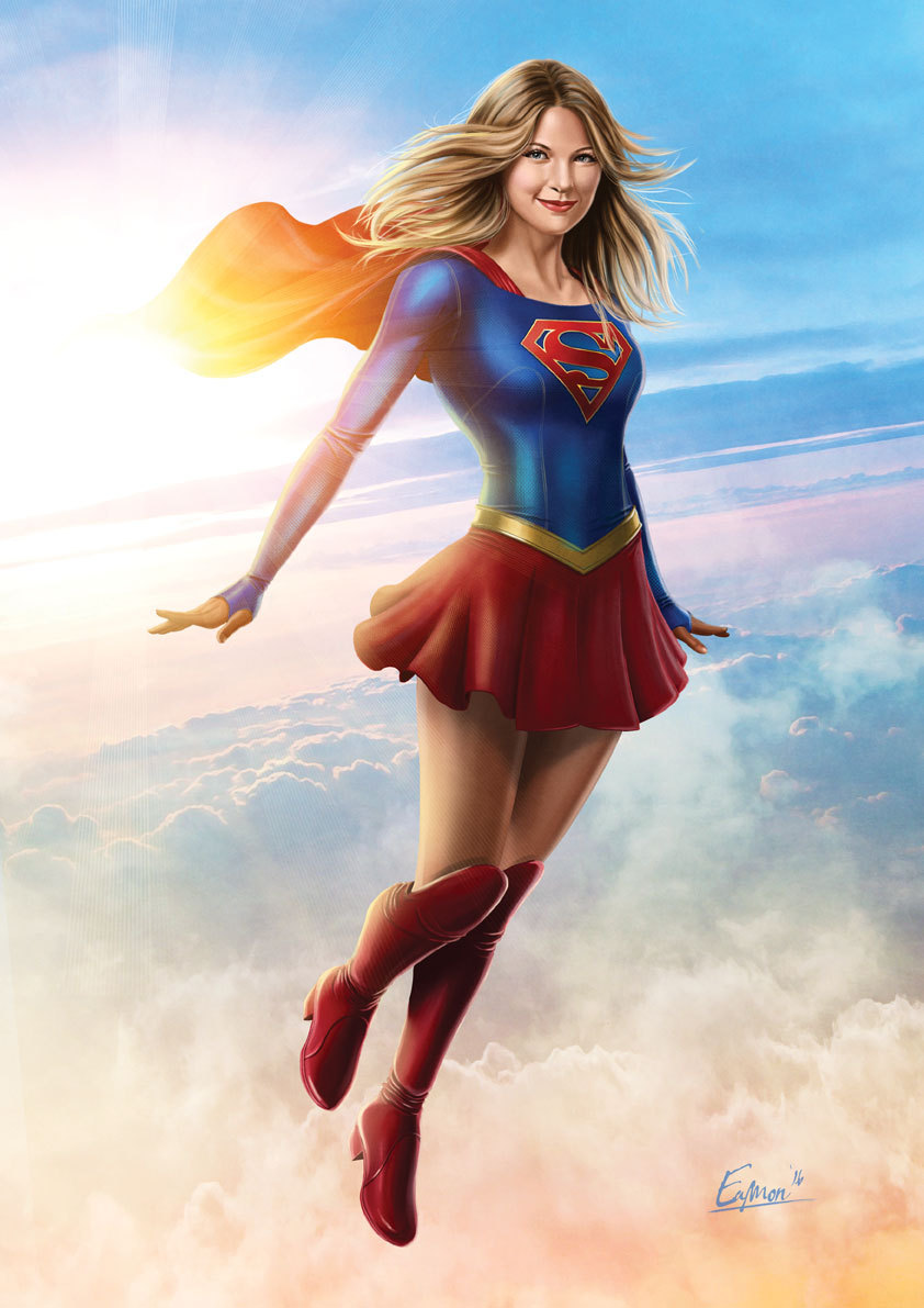 CW Supergirl Pinup